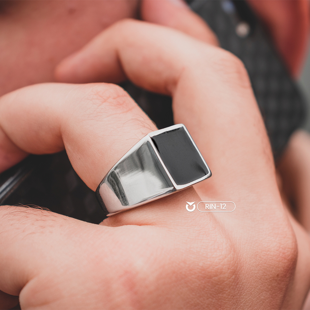 ANILLO CUBE DORADO Y PLATEADO | RIN-56 RIN-57 RIN-11 RIN-12
