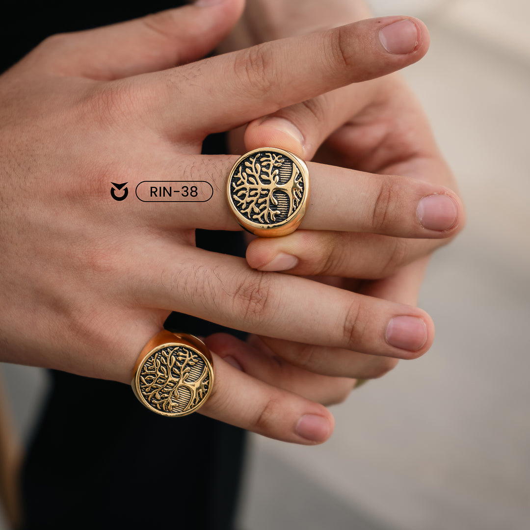 ANILLO ÁRBOL DE LAVI DORADO | RIN-38 (3)