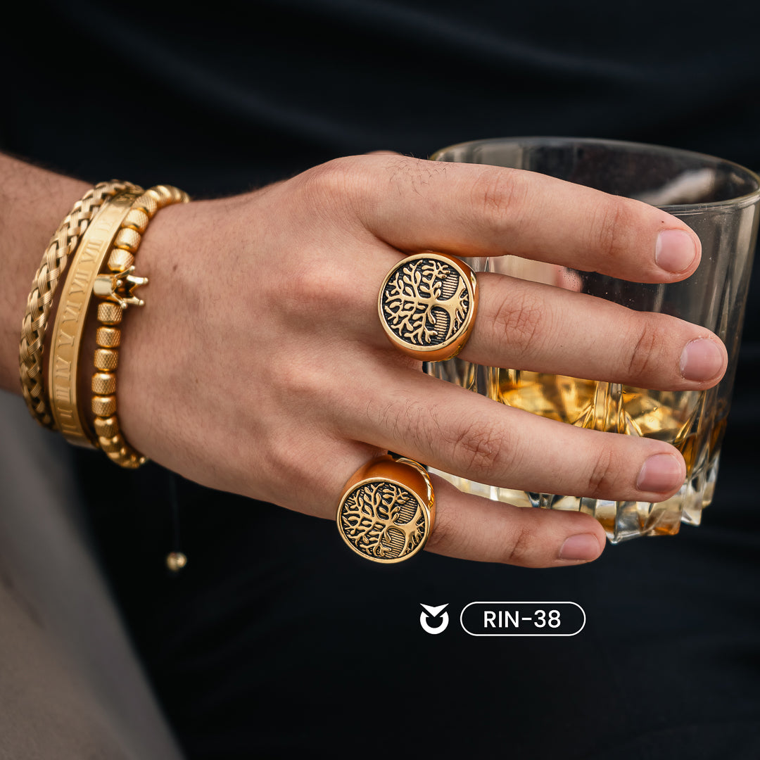 ANILLO ÁRBOL DE LAVI DORADO | RIN-38 (4)