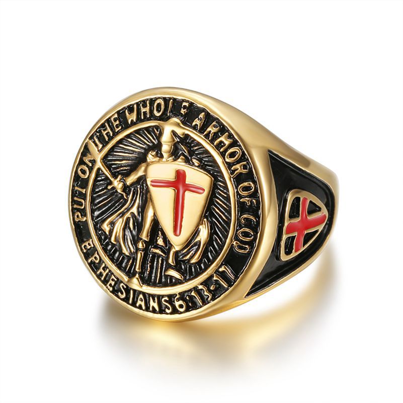 ANILLO ROMANO DORADO | RIN-40