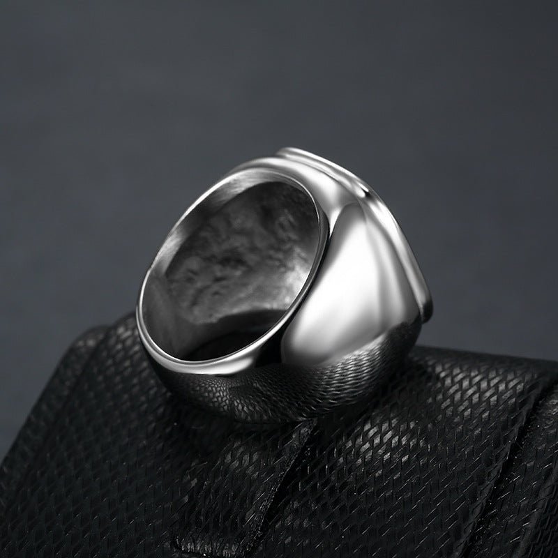 ANILLO TINY MASON PLATEADO | RIN-62 PARA HOMBRE