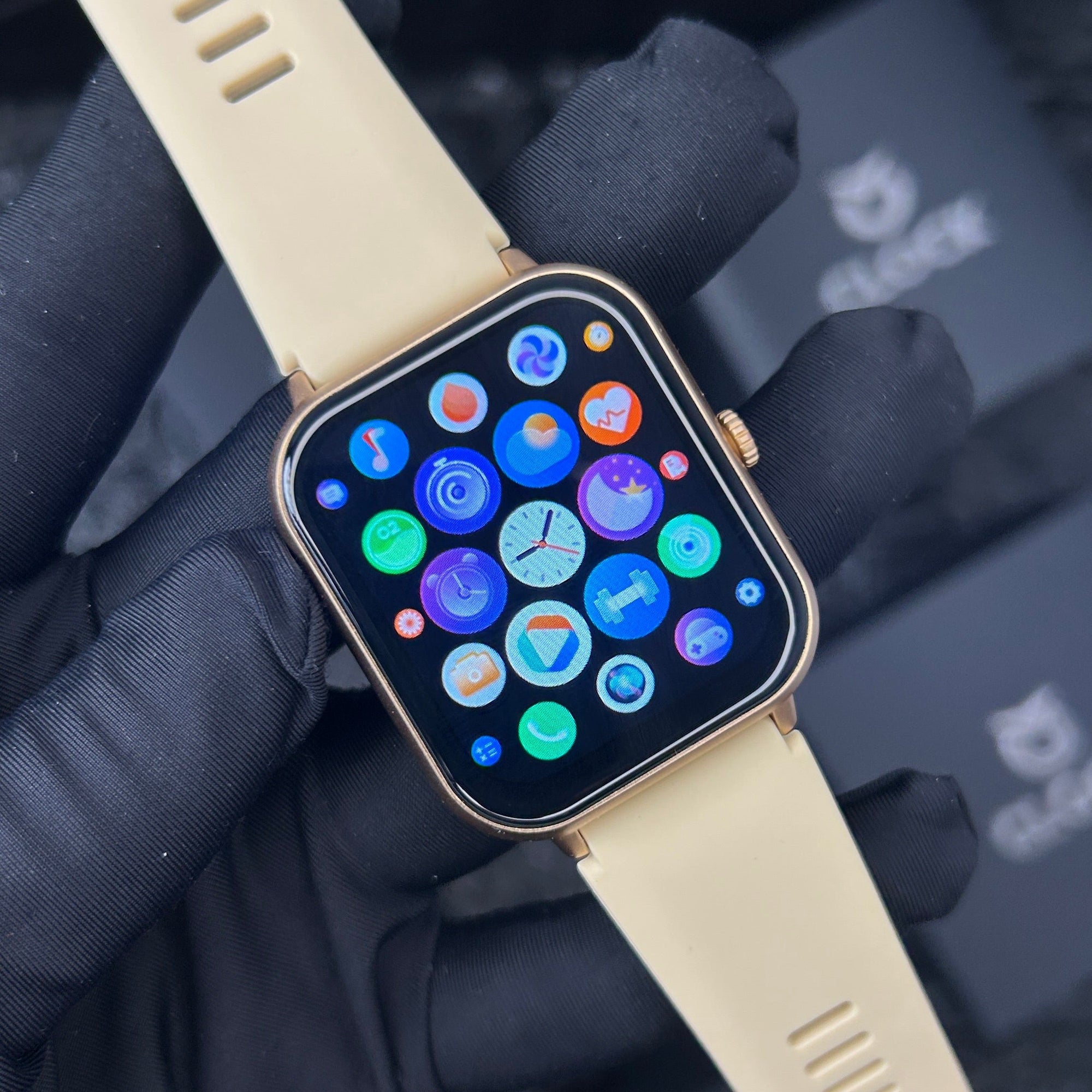 RELOJ SMARTWATCH ORIGINAL - NEGRO PLATEADO Y AZUL | APP-14, APP-15, APP-17, APP-18, APP-19 Y APP-20