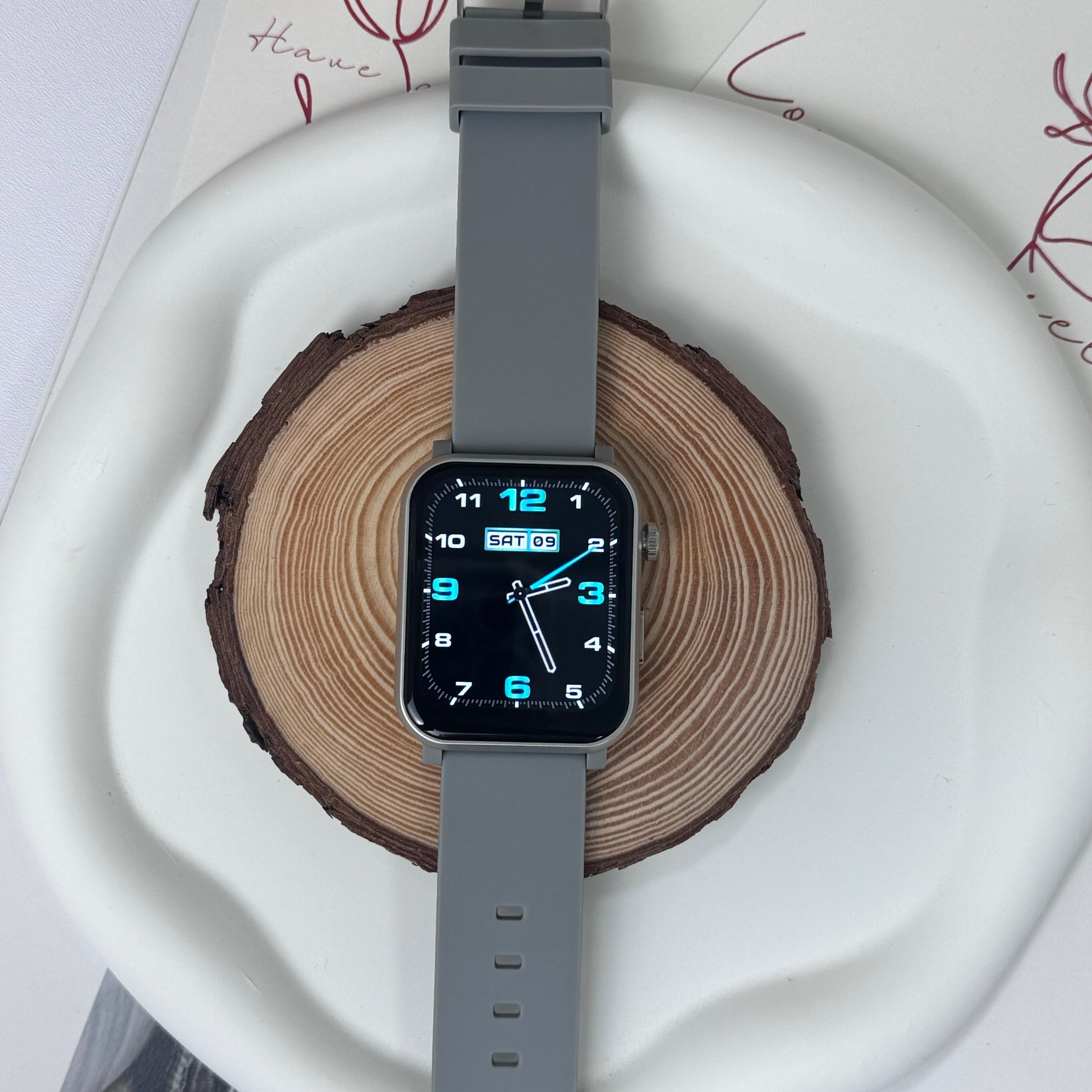 RELOJ SMARTWATCH ORIGINAL NEGRO PLATEADO Y AZUL APP-14, APP-19