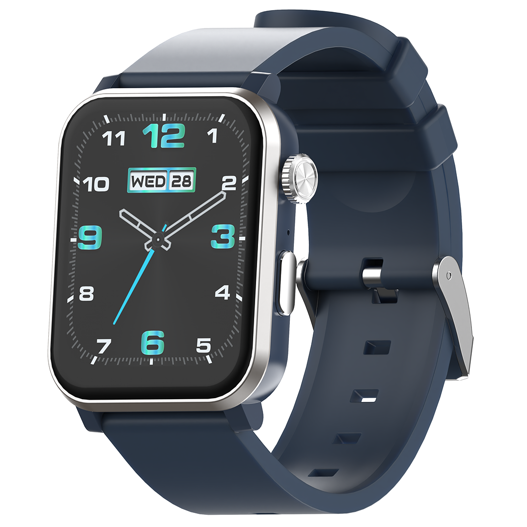 RELOJ SMARTWATCH ORIGINAL - NEGRO PLATEADO Y AZUL | APP-14, APP-15, APP-17, APP-18, APP-19 Y APP-20