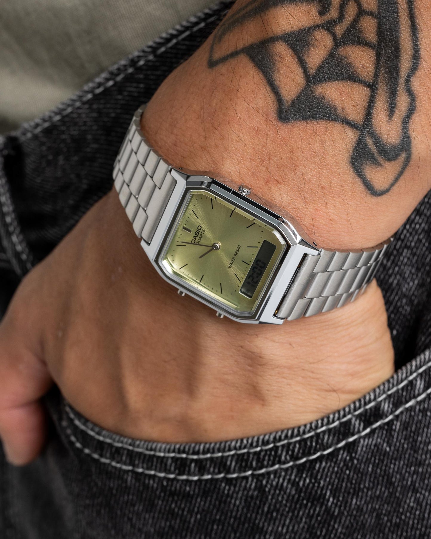 RELOJ CASIO AQ-230A-4AMQY ORIGINAL NEGRO | SKU: CAS-114, CAS-115, CAS-116, CAS-117, CAS-119