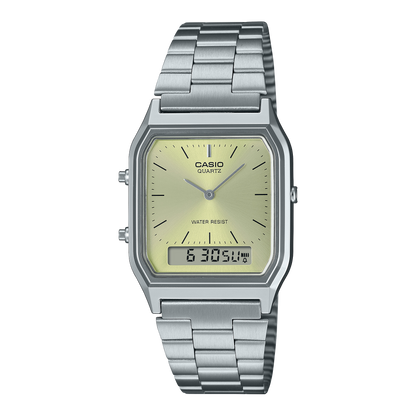 RELOJ CASIO AQ-230A-9AMQYDF ORIGINAL PLATEADO | SKU: CAS-116
