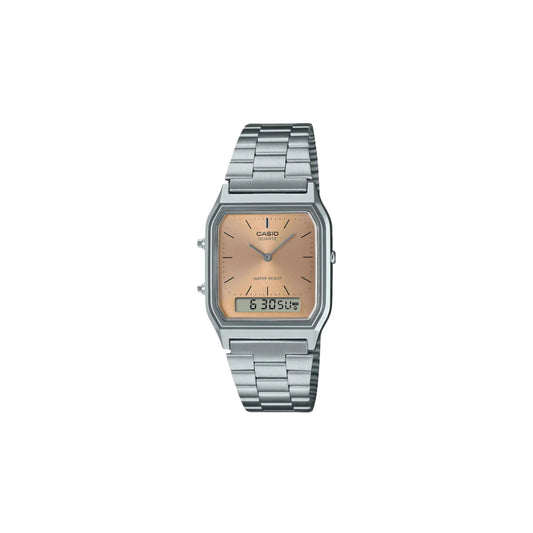 RELOJ CASIO AQ-230A-4AMQYDF ORIGINAL DORADO | SKU: CAS-114