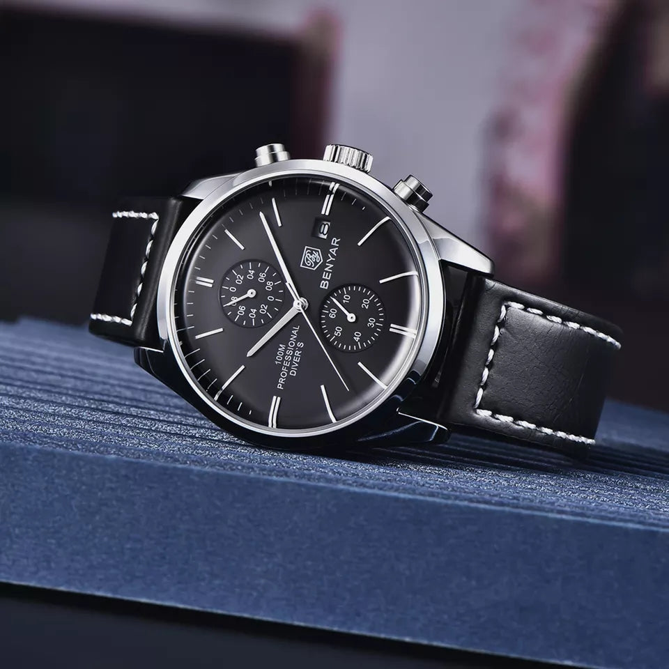 RELOJ BENYAR 5187 ORIGINAL | NEGRO INTENSO | BEN-18