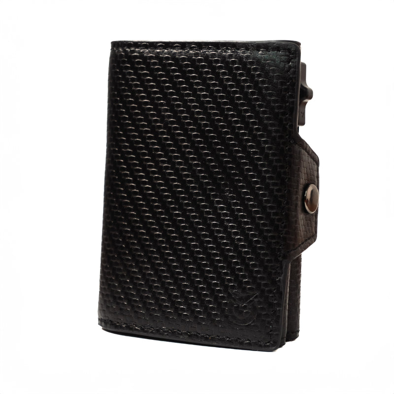 BILLETERA PARA HOMBRE CARBONO NEGRO | SKU: BIL-03