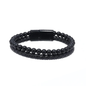 BRAZALETE DE CUERO NEGRO I MARRÓN I ROJO | BRA-26 I BRA-27 I BRA-28