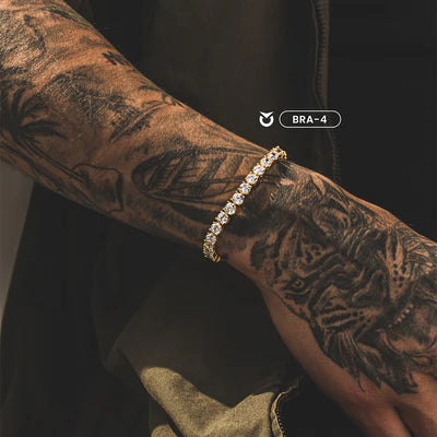 BRAZALETE ICED OUT  DORADO I  PLATEADO | BRA-4 I BRA-5