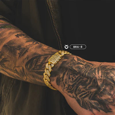 BRAZALETE CUBIC LION ORO 
 | BRA-8 