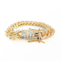BRAZALETE CUBIC ZIRCONIA ORO - PLATA | BRA-6 I BRA-7
