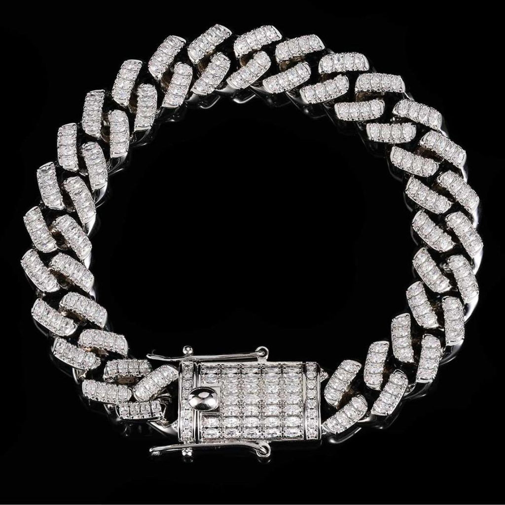 BRAZALETE CUBIC ZIRCONIA ORO - PLATA | BRA-6 I BRA-7