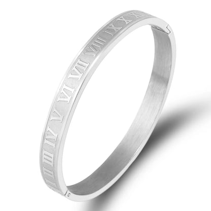 BRAZALETE  PLATEADO ROMANO | 
BRA-40