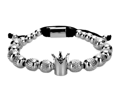 BRAZALETE  REY DORADO I PLATEADO | BRA-39 I BRA-42