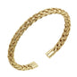 BRAZALETE TRENZADO CASUAL DORADO I PLATEADO I NEGRO | BRA-38 I BRA-41 I BRA-45 PARA HOMBRE