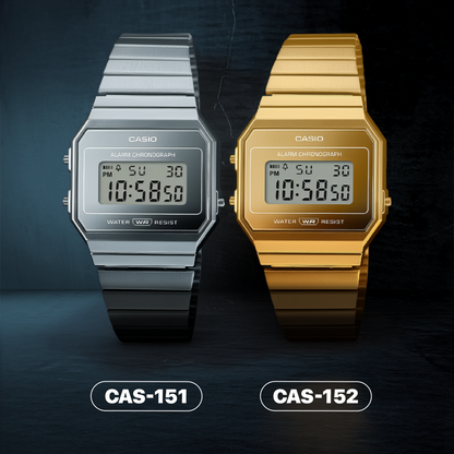 RELOJ CASIO ORIGINAL A700WEV-7ADF | CAS-151, CAS-152