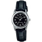 LTP-V001 | RELOJ CASIO ORIGINAL DE CUERO NEGRO/MARRON