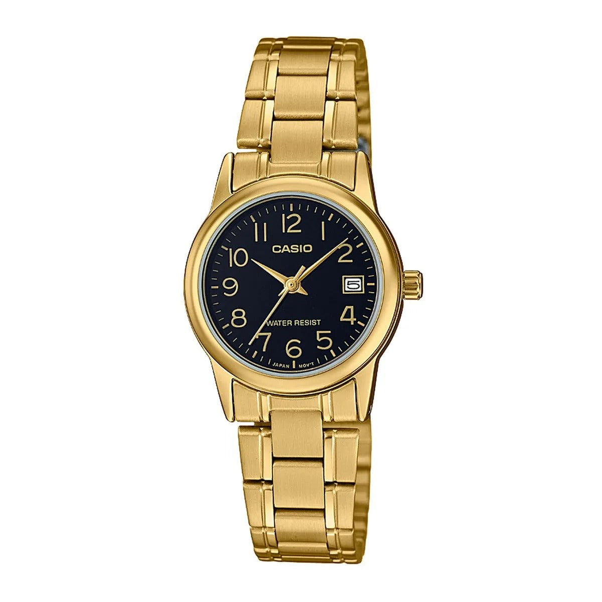 RELOJES CASIO DE ACERO PARA PAREJA DE COLOR DORADO | CAS-19, CAS-205