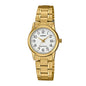 LTP-V002 | RELOJES CASIO ORIGINAL DE ACERO DORADO/PLATEADO