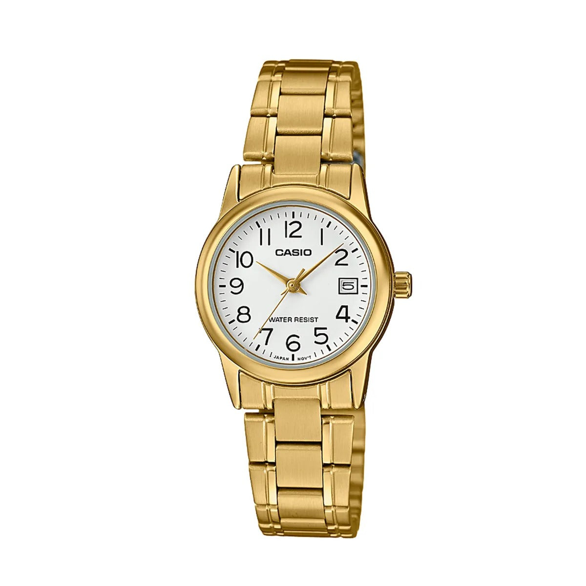 RELOJES CASIO DE ACERO PARA PAREJA DE COLOR DORADO | CAS-20, CAS-206