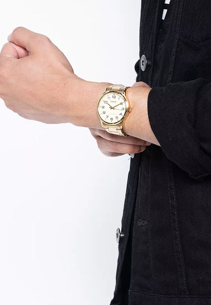 RELOJES CASIO DE ACERO PARA PAREJA DE COLOR DORADO | CAS-20, CAS-206