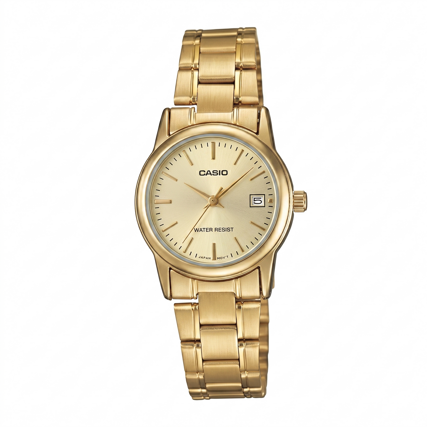 LTP-V002 | RELOJES CASIO ORIGINAL DE ACERO DORADO/PLATEADO