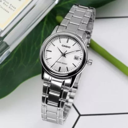 LTP-V002 | RELOJES CASIO ORIGINAL DE ACERO DORADO/PLATEADO