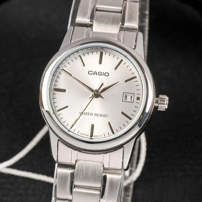 LTP-V002 | RELOJES CASIO ORIGINAL DE ACERO DORADO/PLATEADO