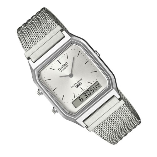 AQ-230 | RELOJ CASIO ORIGINAL DE MALLA | SKU: CAS-52