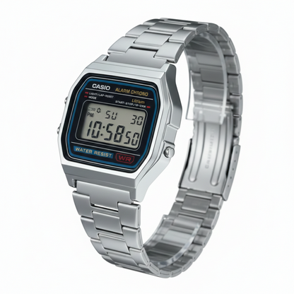 A158W / LA-670 | RELOJ CASIO DE ACERO PARA PAREJA | SKU: CAS-45/CAS-218