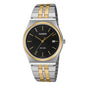 MTP-B145D | RELOJ CASIO ORIGINAL DE ACERO DORADO/PLATEADO