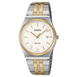 MTP-B145D | RELOJ CASIO ORIGINAL DE ACERO DORADO/PLATEADO