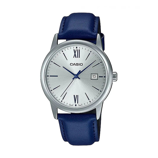 MTP-V002 | RELOJ CASIO ORIGINAL DE CUERO | SKU: CAS-238