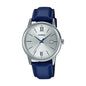 MTP-V002 | RELOJ CASIO ORIGINAL DE CUERO AZUL | CAS-238