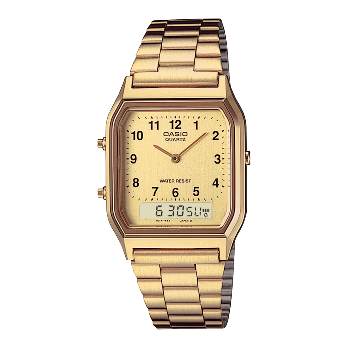 CAS-24RELOJ CASIO AQ-230GA-9BMQ ORIGINAL DORADO | SKU: CAS-24