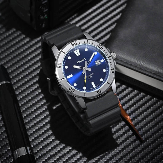 MTP-VD01 | RELOJ CASIO ORIGINAL DE RESINA AZUL | CAS-262