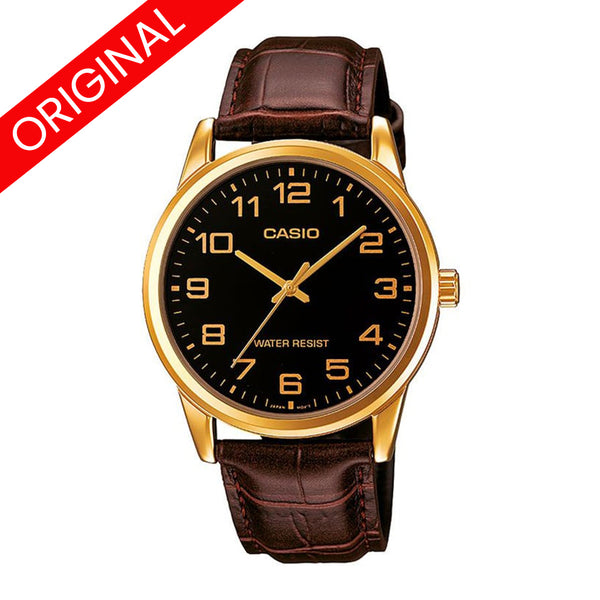 RELOJ CASIO CUERO MTP-V001GL-1B | SKU: CAS-3