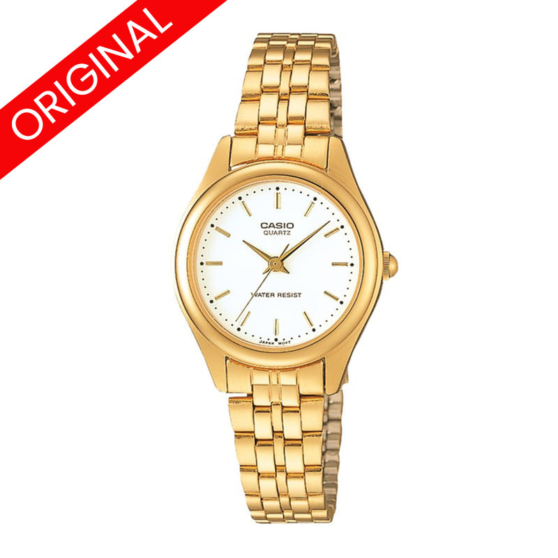 RELOJ CASIO ACERO MUJER DORADO LTP-1129N-7A | SKU: CAS-46