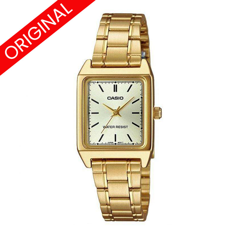 RELOJ CASIO MUJER ACERO LTP-V007G-9E | SKU: CAS-49