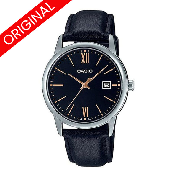 RELOJ CASIO CUERO AZUL MTP-V002L-1B3 | SKU: CAS-4