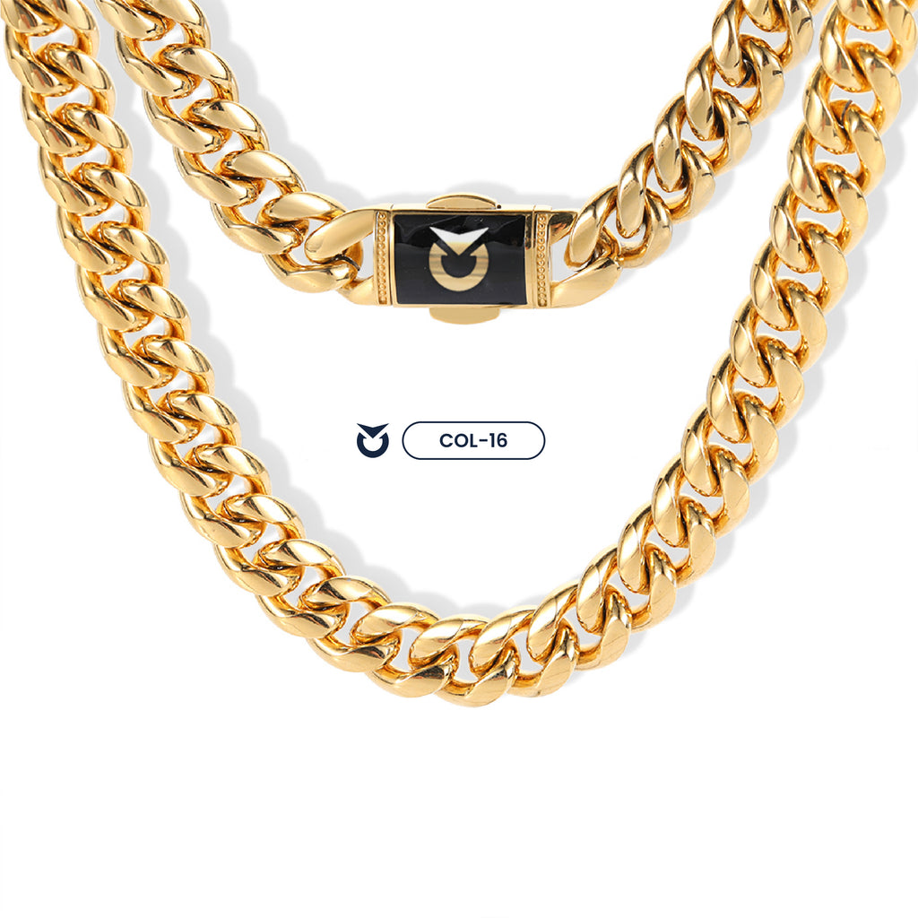 COLLAR CUBAN LINK 2.0 DORADO - PLATEADO | COL-16 I COL-17 (1)