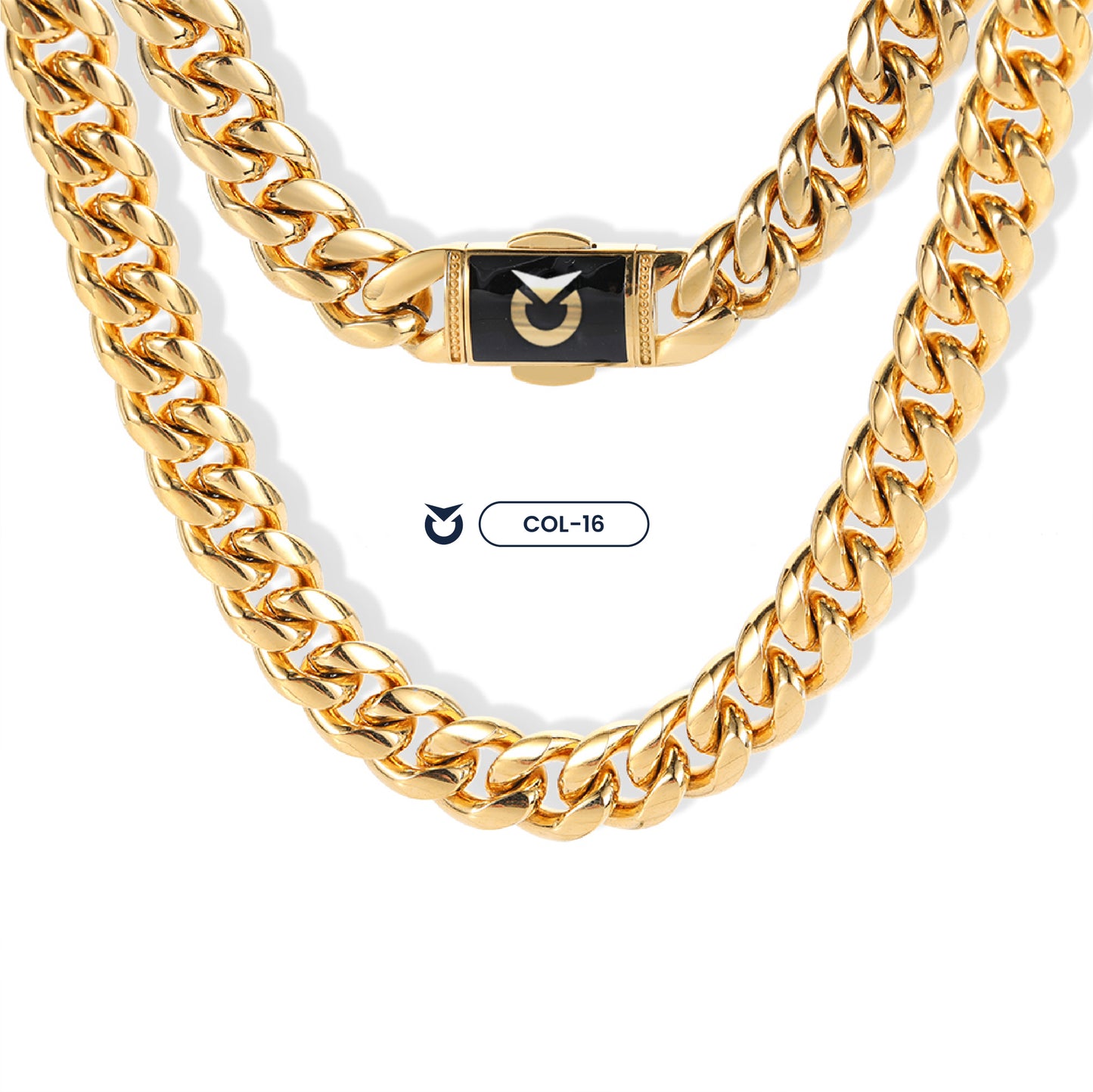 COLLAR CUBAN LINK 2.0 DORADO - PLATEADO | COL-16 I COL-17 (1)