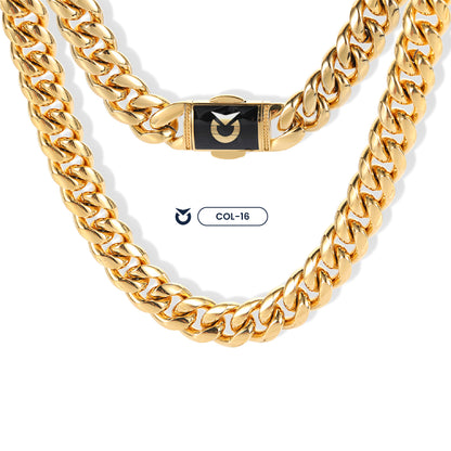 COLLAR CUBAN LINK 2.0 DORADO - PLATEADO | COL-16 I COL-17 (1)