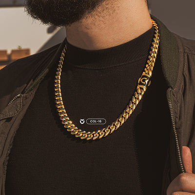 COLLAR CUBAN LINK 2.0 DORADO - PLATEADO | COL-16 I COL-17 (2)