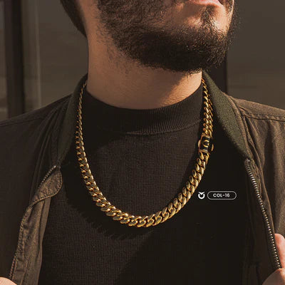 COLLAR CUBAN LINK 2.0 DORADO - PLATEADO | COL-16 I COL-17 (3)
