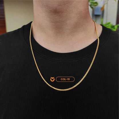 COLLAR ROMEO DORADO I PLATEADO | COL-19 I COL-20 PARA HOMBRE