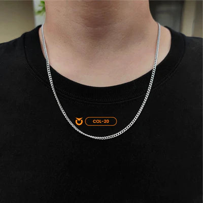 COLLAR ROMEO DORADO I PLATEADO | COL-19 I COL-20 PARA HOMBRE