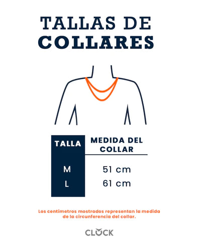 COLLAR ROMEO DORADO I PLATEADO | COL-19 I COL-20 PARA HOMBRE